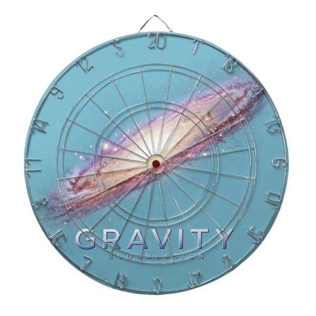 Måltavla för hål: Gravitationsinspirerad Dartboard Darttavla (Framsidan)