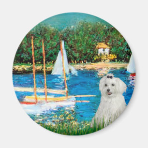 MALTESE 10 - Segelbåtar Magnet