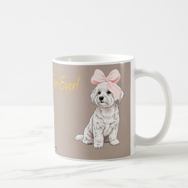 “Maltese Couple” Mug Kaffemugg (Höger)