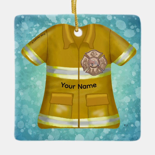 Maltese Cross  Firefighter ornament  (Framsida)