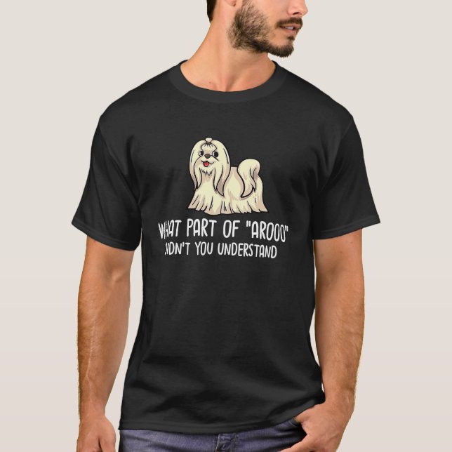 Maltese Dog Puppies Owner T Shirt (Framsida)