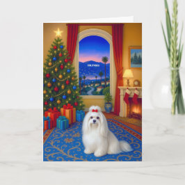 Maltese Holiday Card Helgkort