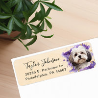 Maltese Hund Returadressetikett