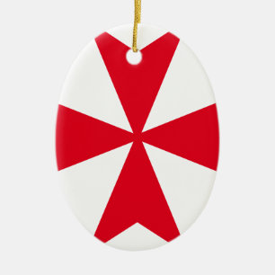 maltese kor julgransprydnad keramik