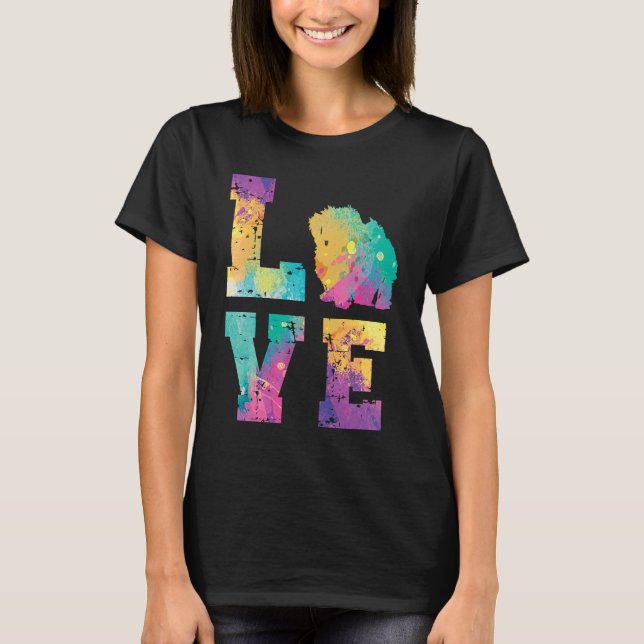 Maltese Love T Shirt (Framsida)