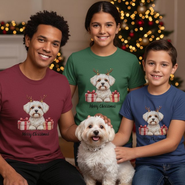 Maltese Reindeer T Shirt (Skapare uppladdad)