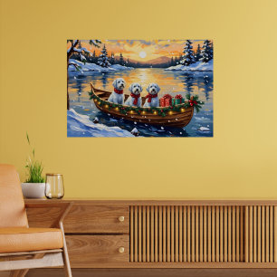 Malteser julbåt firande poster