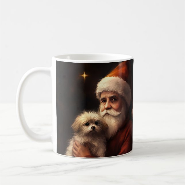 Malteser med Tomte Festlig Jul  Kaffemugg (Vänster)