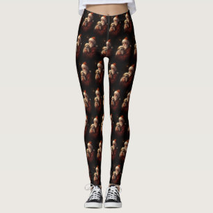 Malteser med Tomte Festlig Jul Leggings