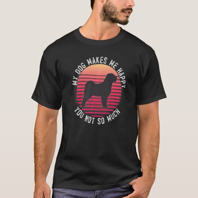 Malteser Terrier Hundras T Shirt (Framsida)