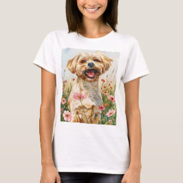 Malteser Vattenfärg Dam T-Shirt