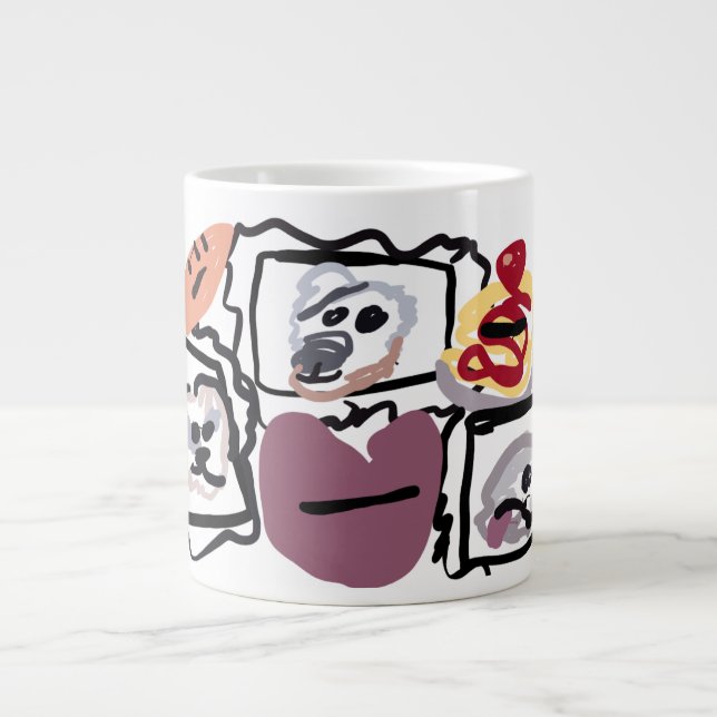 malteserhjärtan jumbo mugg (Framsidan)
