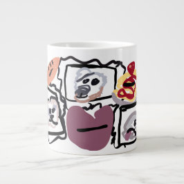 malteserhjärtan jumbo mugg