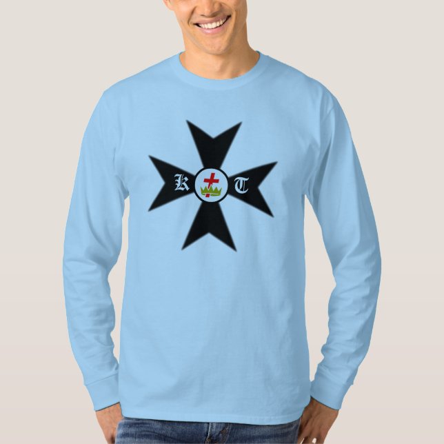 Maltesisk arg riddare Templar Tee Shirt (Framsida)