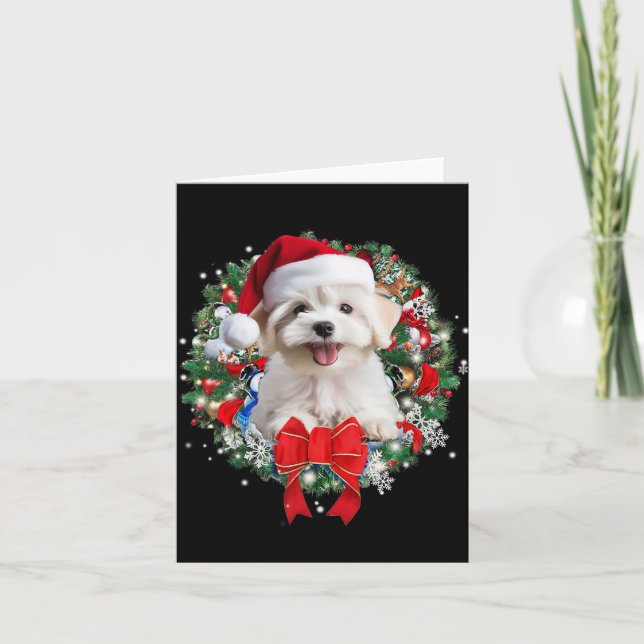 Maltesisk Dekoration för julfrö Julafton Pajamas 1 Kort (Framsida)