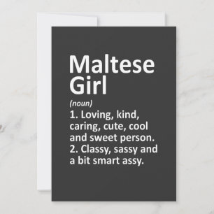 Maltesisk flicka Malta Land Hem Rötter Härkomst Inbjudningar
