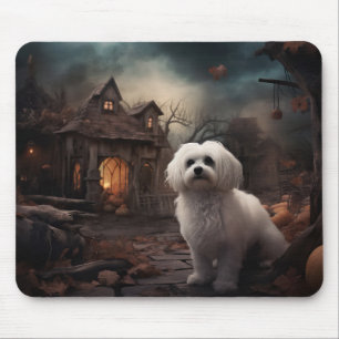 Maltesisk Halloween Skräckinjagande Musmatta