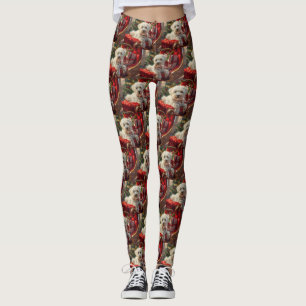 Maltesisk Hund jul Leggings