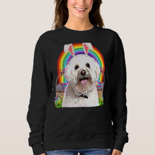Maltesisk Hund Påskhare Egg Hunt T Shirt