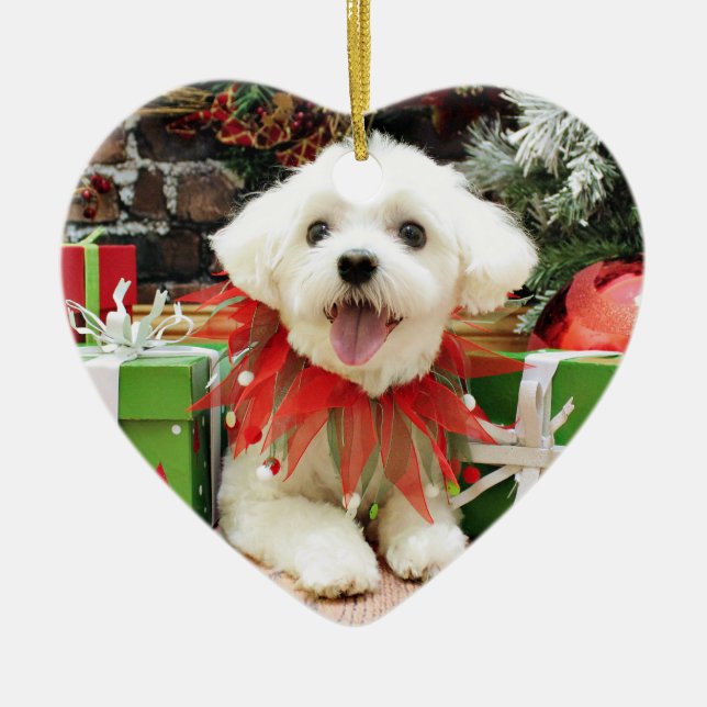 Maltesisk jul - - Miley Julgransprydnad Keramik (Framsidan)