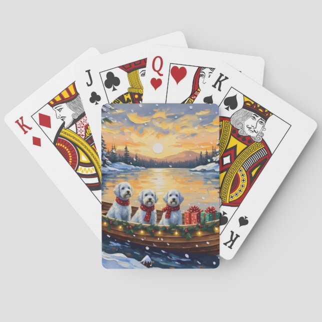Maltesisk julbåt firande casinokort (Baksidan)