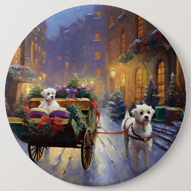 Maltesisk julfestsäsong knapp (Framsida)