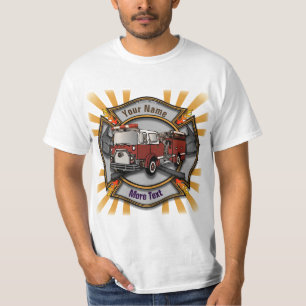 Maltesisk Kor-brandbil-brandstridstrumma T-shirt