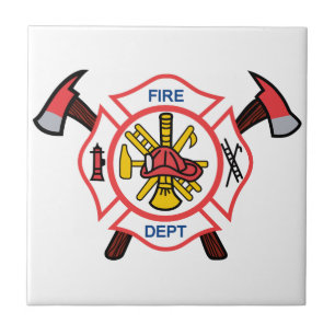 Maltesisk Kor Fire Dept Kakelplatta