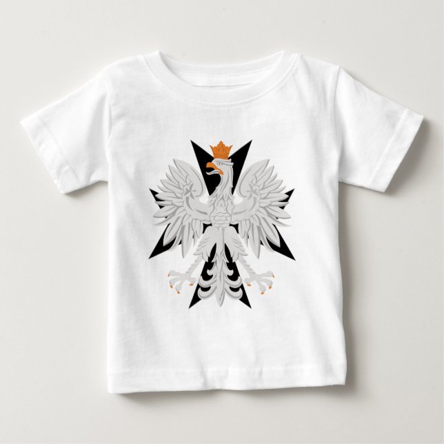 Maltesisk kor för polsk örn t shirt (Framsida)