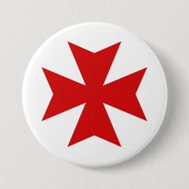 Maltesisk Kor Red pin #1 Knapp