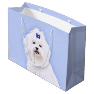 Maltesisk målning - Cute Original Hund Art