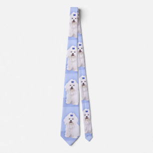 Maltesisk målning - Cute Original Hund Art Slips