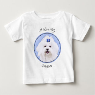 Maltesisk målning - Cute Original Hund Art T Shirt