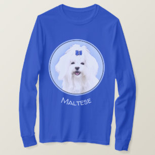 Maltesisk målning - Cute Original Hund Art T Shirt