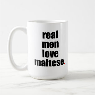 Maltesisk mugg för verklig manarkärlek