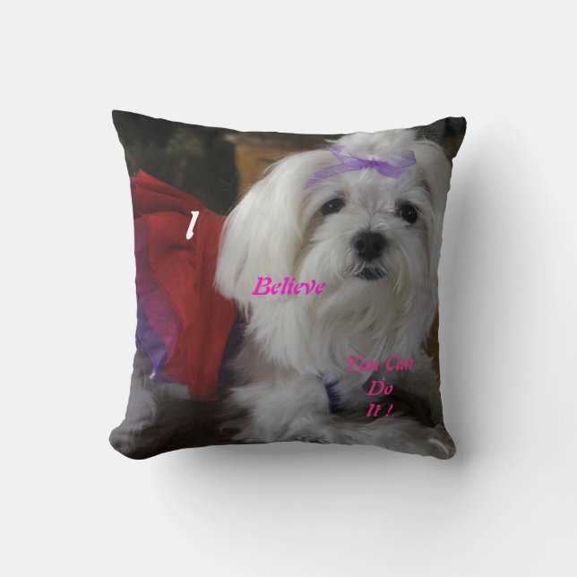 Maltesisk nedtryckt fyllning kudde (Framsida)