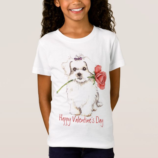 Maltesisk valentinro t shirt (Framsida)