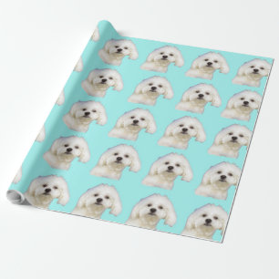 Maltesisk valp presentpapper