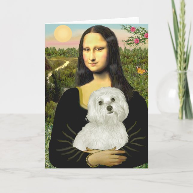 Maltesiska 11 - Mona Lisa Kort (Framsida)
