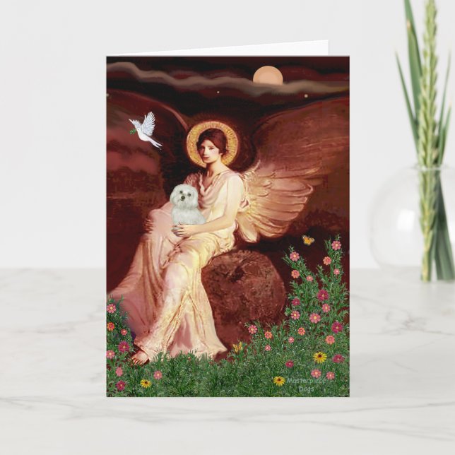 Maltesiska 11 - Seated Angel Kort (Framsida)