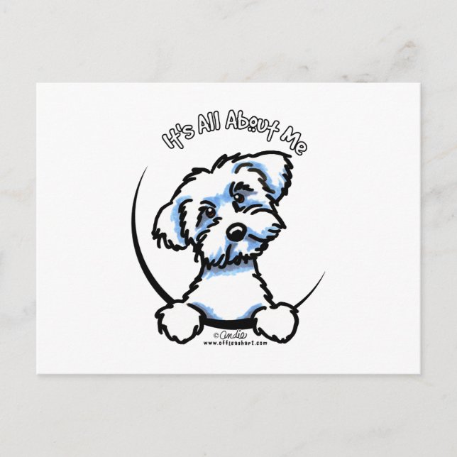 Maltesiska allt om mig vykort (Framsida)