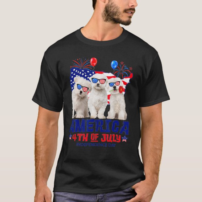 Maltesiska Amerika 4:e juli Independence day Gift T Shirt (Framsida)