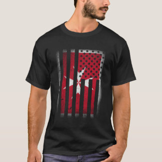 Maltesiska amerikanska Flagga T-Shirt Malta Kor Us