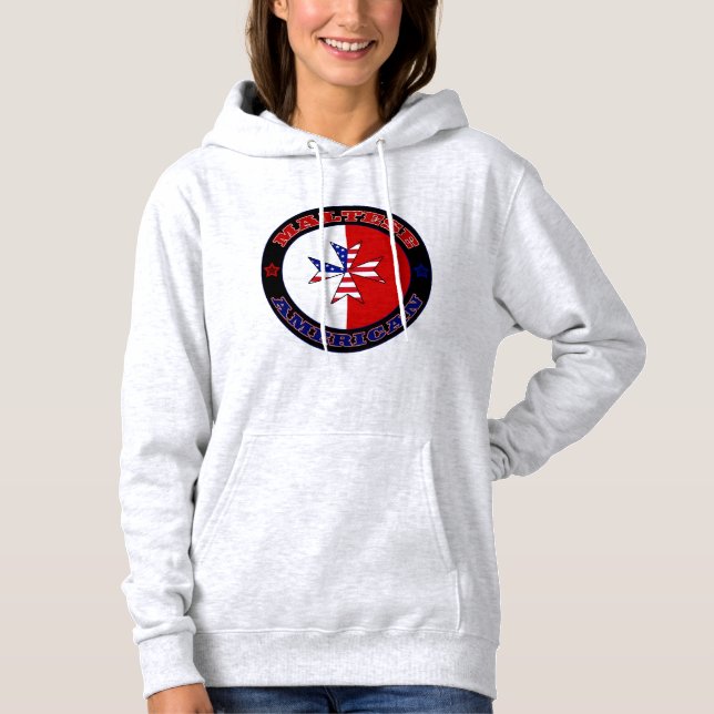 Maltesiska amerikanska Kor Ensign T Shirt (Framsida)
