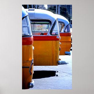 Maltesiska Buss Poster