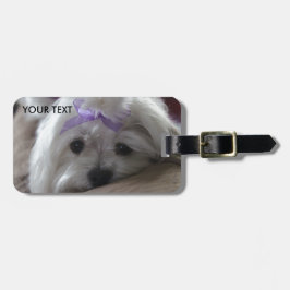 Maltesiska Designade Sak Bagagebricka