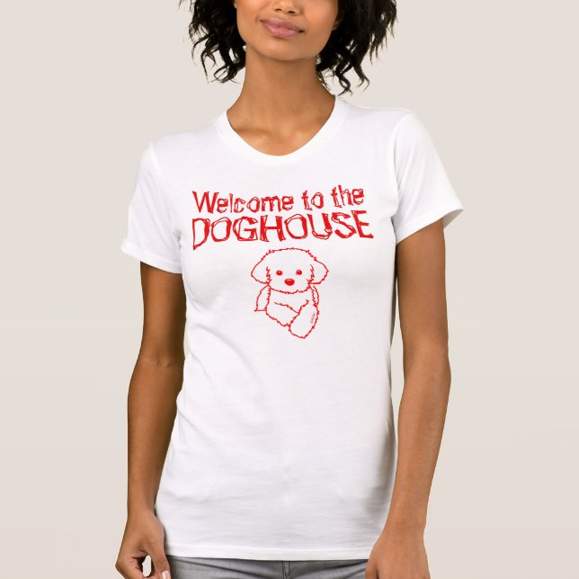 Maltesiska Doghouse T-Shirt (Framsida)