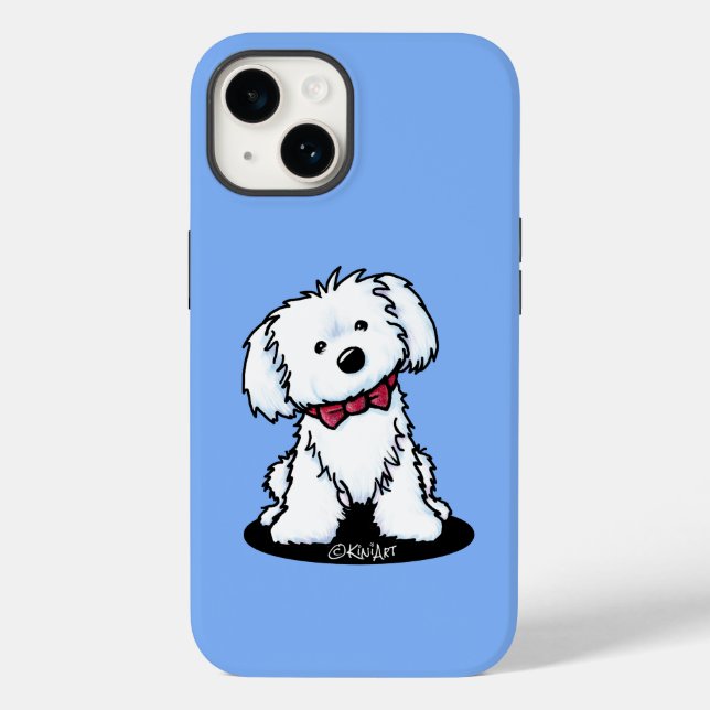 Maltesiska Hund iphone case (Baksida)