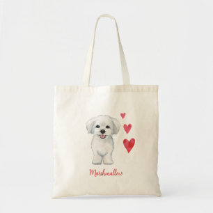 Maltesiska Hund Leksak Breed Tygkasse