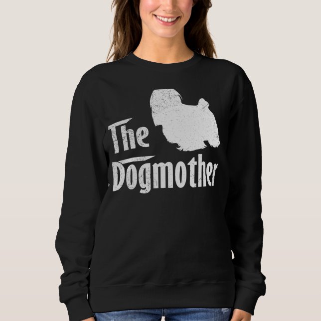 Maltesiska Hund Mamma Mors dag T Shirt (Framsida)